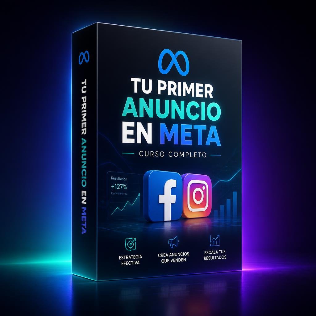 Caja del entrenamiento Tu Primer Anuncio en Meta
